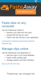 Mobile Screenshot of pasteaway.com